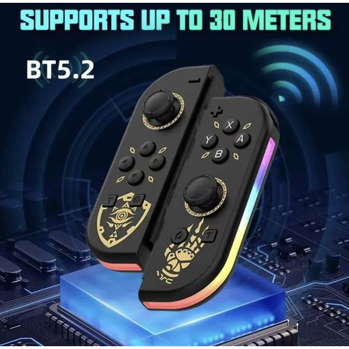 Zelda - Paire De Contrôleurs Manettes Sans Fil Compatibles Nintendo Switch Oled/Lite Avec Double Vibration 6-Axis Gyro Screenshot