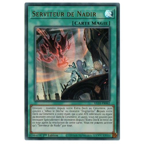 Yu Gi Oh Ra01 Fr062 Serviteur De Nadir Ultra Rare