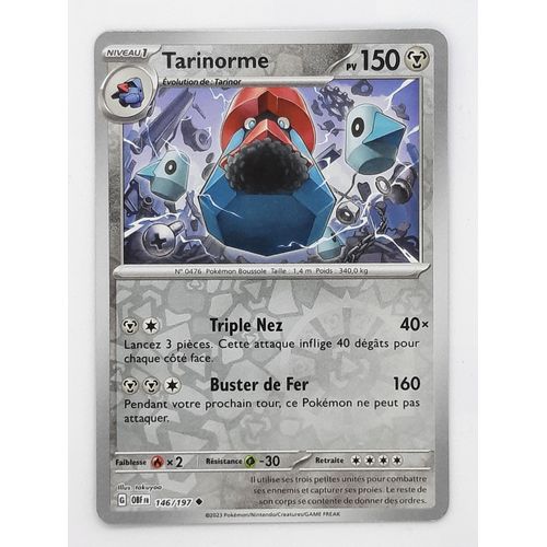 Tarinorme Reverse - Pokémon - Set Flammes Obsidiennes - 146/197 - Ev03 - Française