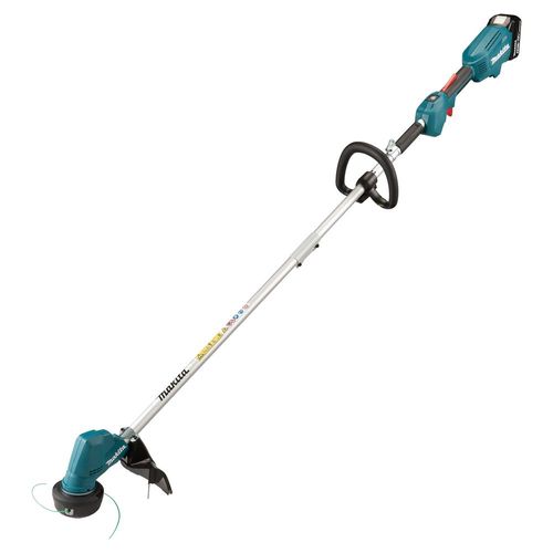 Makita Coupe-bordures sans fil + 1 batterie 18V 5,0Ah + chargeur DC18RC (DUR192LRT)