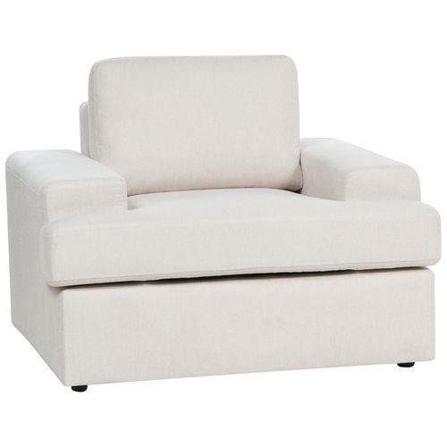 Fauteuil En Tissu Beige Clair Alla