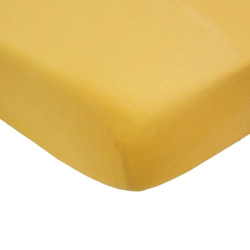 Drap Housse Moutarde 60 X 120 Cm - Trois Kilos Sept