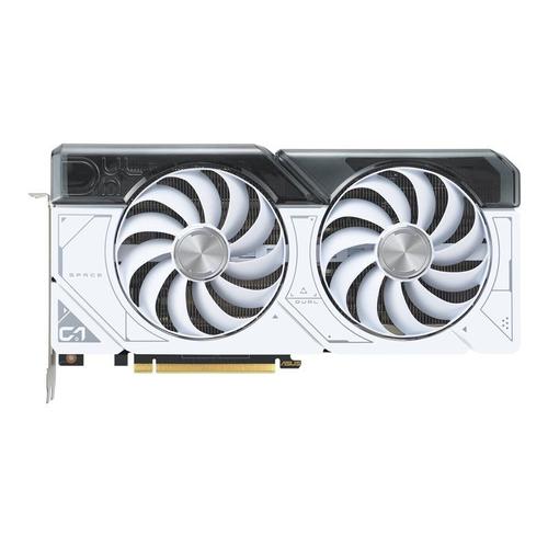 ASUS Dual GeForce RTX 4070 SUPER 12GB - Carte graphique - GeForce RTX 4070 Super - 12 Go GDDR6X - PCIe 4.0 - HDMI, 3 x DisplayPort - blanc - boîte