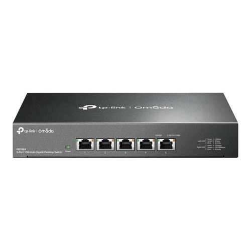 TP-Link Omada DS105X V1 - Commutateur - non géré - 5 x 100/1000/2.5G/5G/10GBase-T - de bureau, fixation murale
