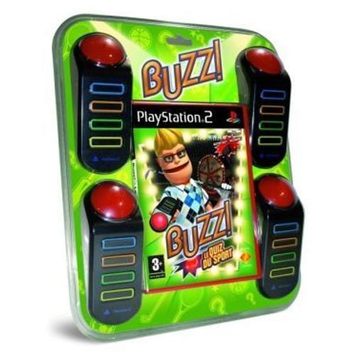 Buzz Sports Quizz + Buzzer Ps2