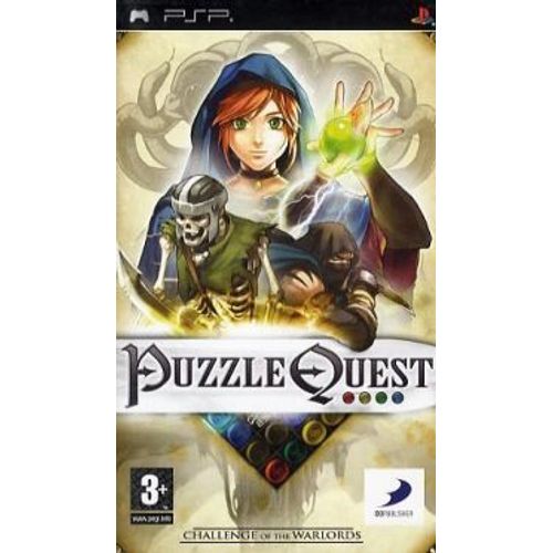Puzzle Quest Challenge Of The Warlords - Ensemble Complet - 1 Utilisateur - Playstation Portable - Français Psp