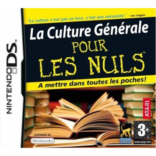 La Culture Générale Pour Les Nuls Nintendo Ds