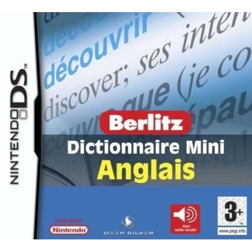 Berlitz - Dictionnaire Mini Anglais Nintendo Ds