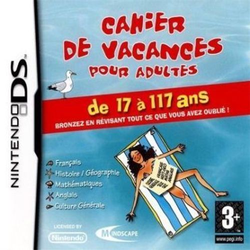Cahier De Vacances Pour Adulte (De 17 À 111 Ans) Nintendo Ds