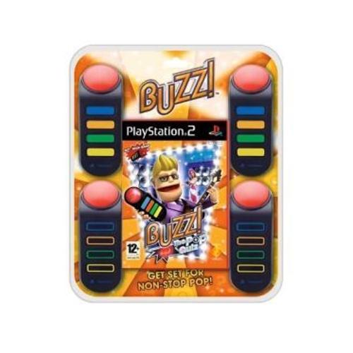Buzz Pop Quizz + Buzzers Ps2