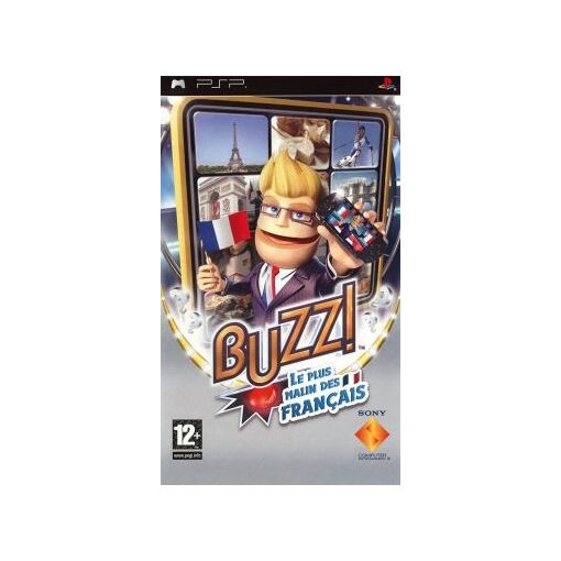 Jeu PSP Buzz! : Le Plus Malin Des Français - Version Française Complète - Bon état