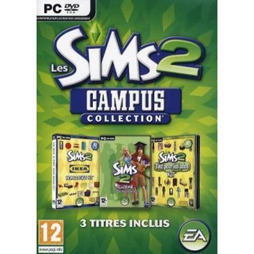 Les Sims 2 : Campus Collection - Coffret 3 Titres Pc