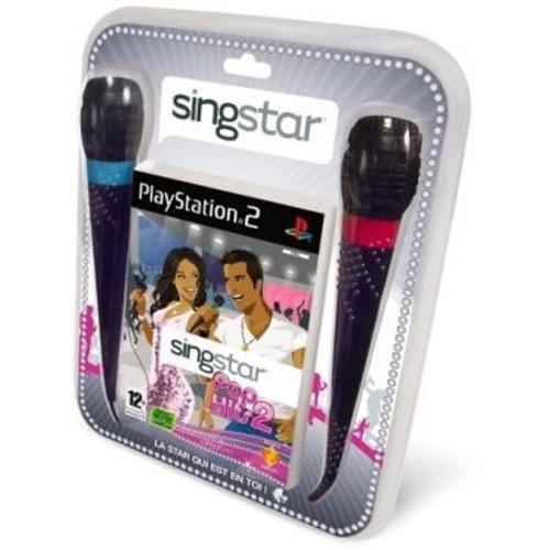 Pack Singstar Pop Hits 2 + 2 Micros Ps2