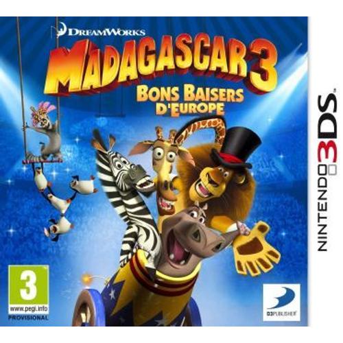 Madagascar 3 - Bons Baisers D'europe 3ds