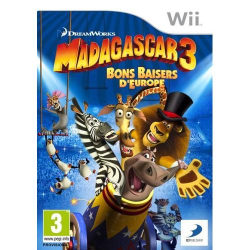 Madagascar 3 - Bons Baisers D'europe Wii