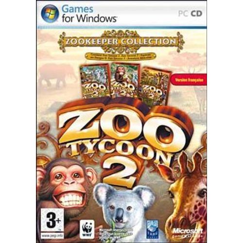 Zoo Tycoon 2 - Zookeeper Col. (Jeu + Ext Aventure Africaine + Especes En Danger) Pc