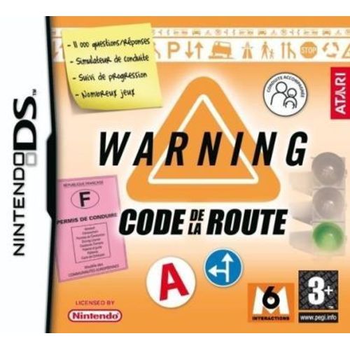 Warning - Le Code De La Route Nintendo Ds