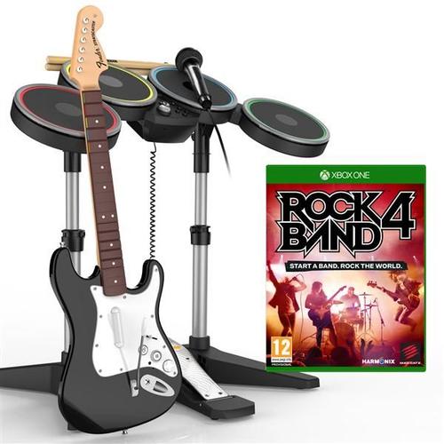 Rock Band 4 + Guitare Sans Fil + Batterie + Micro Xbox One
