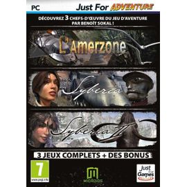 Pack Syberia : L'amerzone + Syberia 1 + Syberia 2 Pc