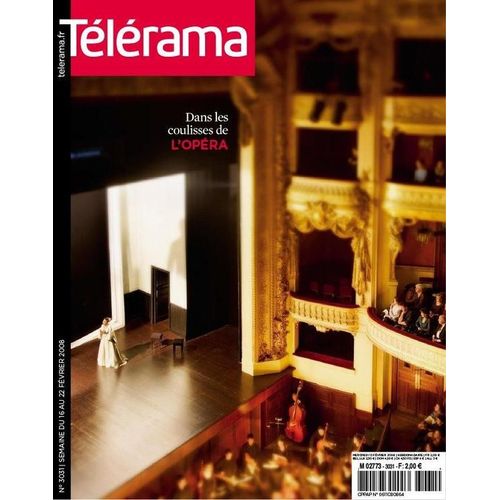 Télérama  N° 3031 : Dans Les Coulisses De L'opéra