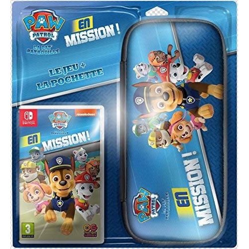 Paw Patrol La Pat' Patrouille En Mission - Jeu + Sacoche Switch
