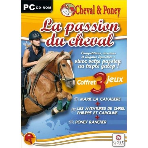 La Passion Du Cheval - Coffret 3 Jeux Pc