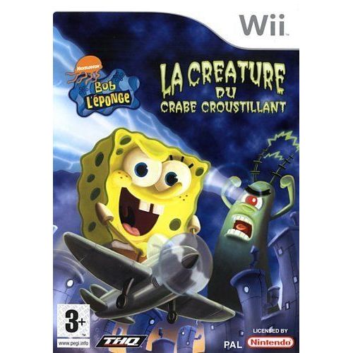 Bob L'éponge : La Créature Du Crabe Croustillant Wii