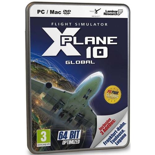 Flight Simulator X-Plane 10 Global Box : Toulouse + Blagnac + Lugano Pc