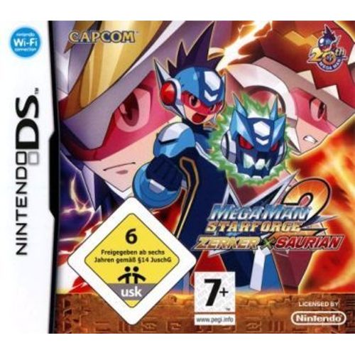 Mega Man Star Force 2 Zerker X Saurian Nintendo Ds