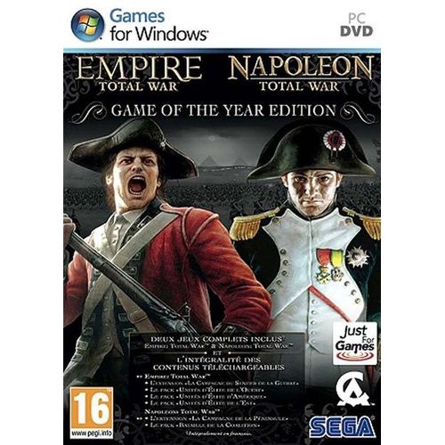 Total War Empire + Total War Napoleon - Game Of The Year Pc