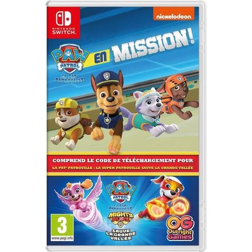 La Pat' Patrouille : En Mission ! & La Super Patrouille : Sauve La Grande Vallée Edition 2 Jeux En 1 Switch
