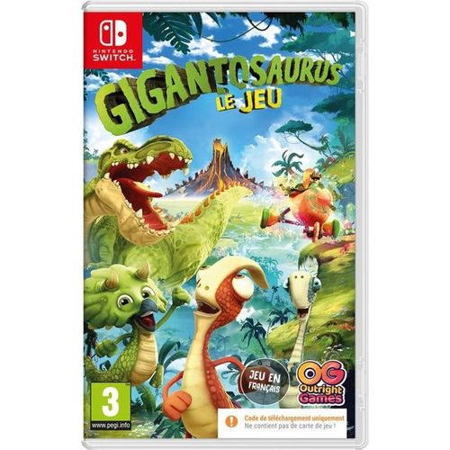 Gigantosaurus : The Game (Code De Téléchargement Uniquement) Switch
