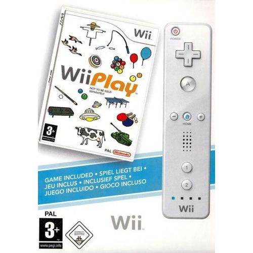 Wii Play + Remote Control Blanche Pour Wii Wii