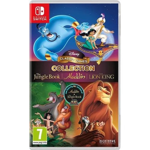 Disney Classic Games Collection : The Jungle Book, Aladdin, & The Lion King Definitive Edition Switch