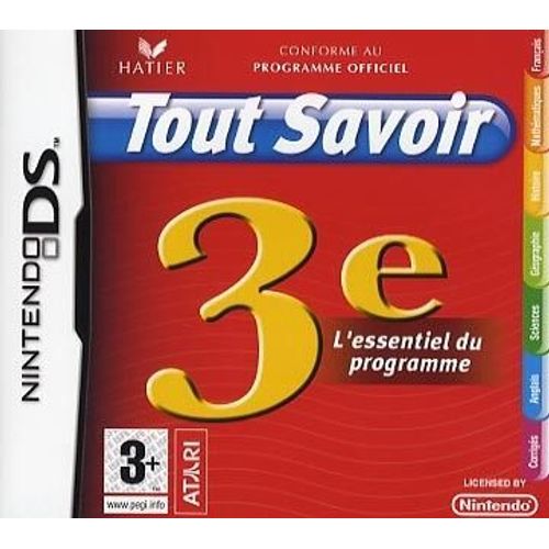 Tout Savoir: 3e Nintendo Ds