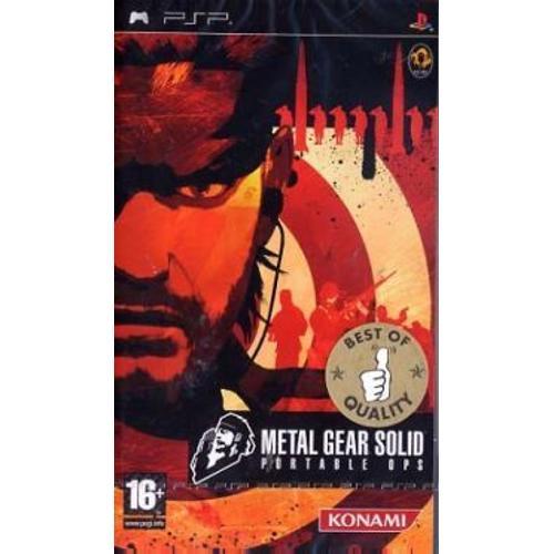 Metal Gear Solid - Portable Ops Psp