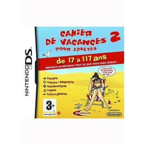 Cahier De Vacances Pour Adultes 2 (Jeu) Nintendo Ds