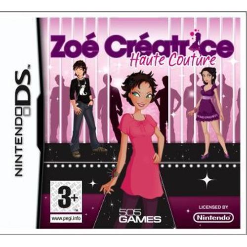 Zoé Créatrice De Haute Couture Nintendo Ds