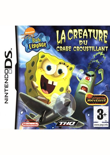 Bob L'éponge : La Créature Du Crabe Croustillant (Jeu) Nintendo Ds