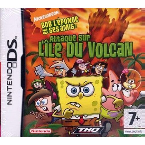 Bob L'éponge Et Ses Amis Attaque Sur L'île Du Volcan (Jeu) Nintendo Ds