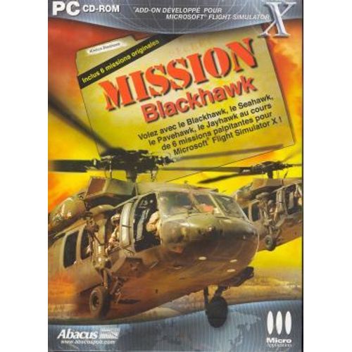 Add-On Pour Fs X Mission Blackhawk - Version Boîte - 1 Utilisateur - Cd - Win) Pc