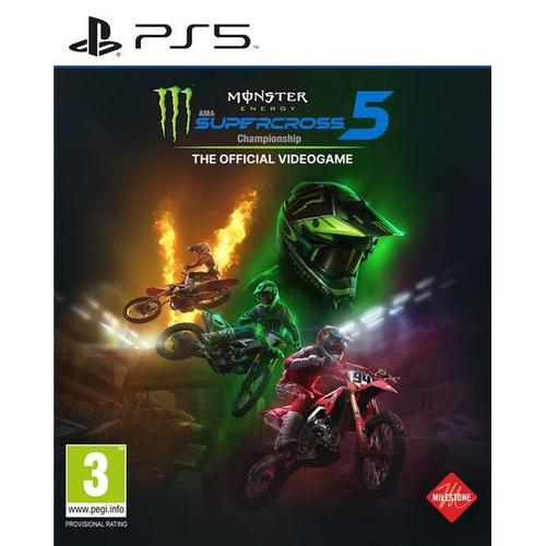 Monster Energy Supercross 5 : The Official Videogame Ps5