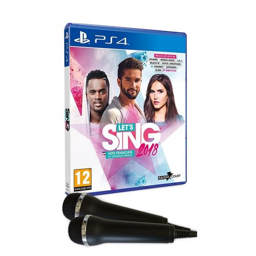 Let's Sing 2018 : Hits Français Et Internationaux + 2 Microphones Ps4
