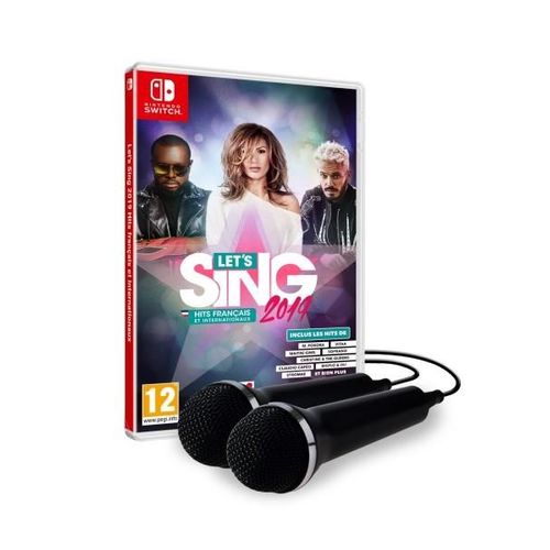 Let's Sing 2019 : Hits Français Et Internationaux + 2 Microphones Switch
