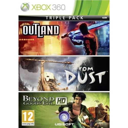 Pack Ubisoft (Beyond Good & Evil, From Dust Et Outland) Xbox 360