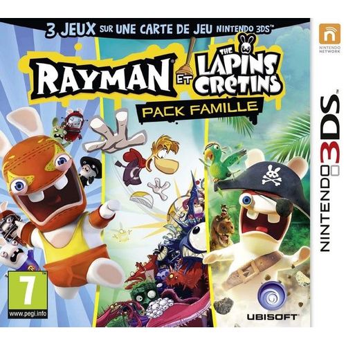 Rayman Et Les Lapins Crétins Pack Famille 3ds