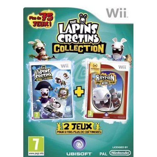 Pack Lapins Cretins: Rayman Contre Les Lapins Crétins & The Lapins Crétins: Retour Vers Le Passé Wii