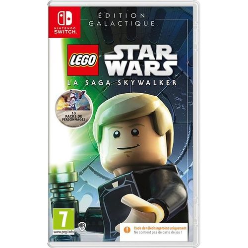 Lego Star Wars : La Saga Skywalker (Code In A Box) Edition Galactique Switch