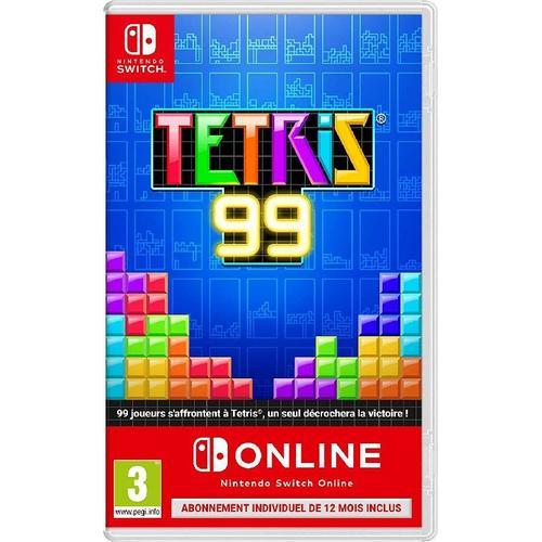 Tetris 99 + Abonnement Individuel De 12 Mois Inclus Switch