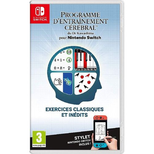 Programme D'entrainement Cérébral Du Dr Kawashima Pour Nintendo Switch Switch